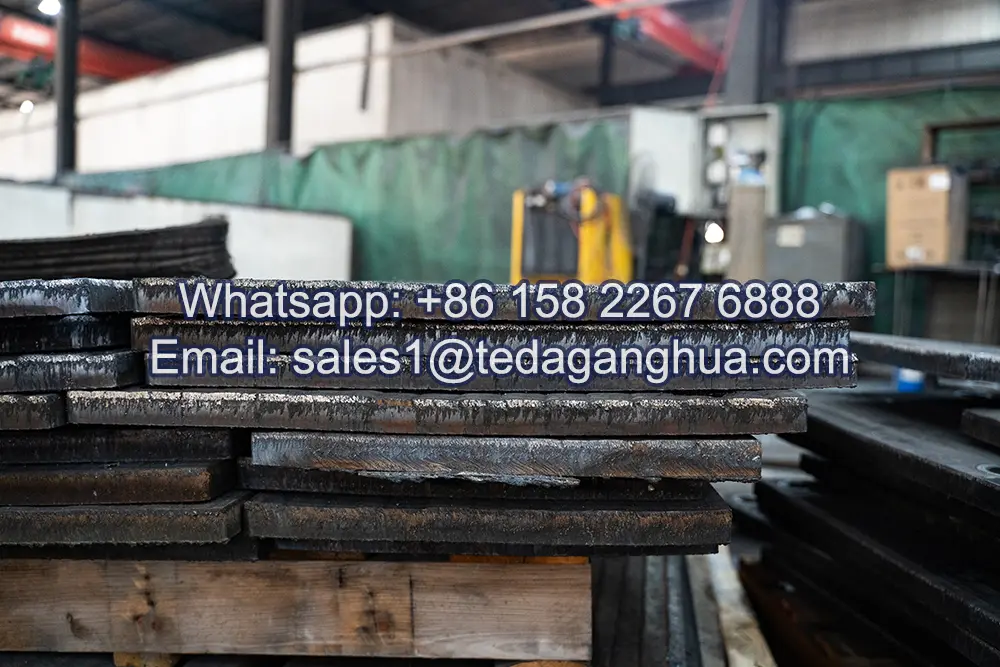 Placa bimetálica resistente al desgaste