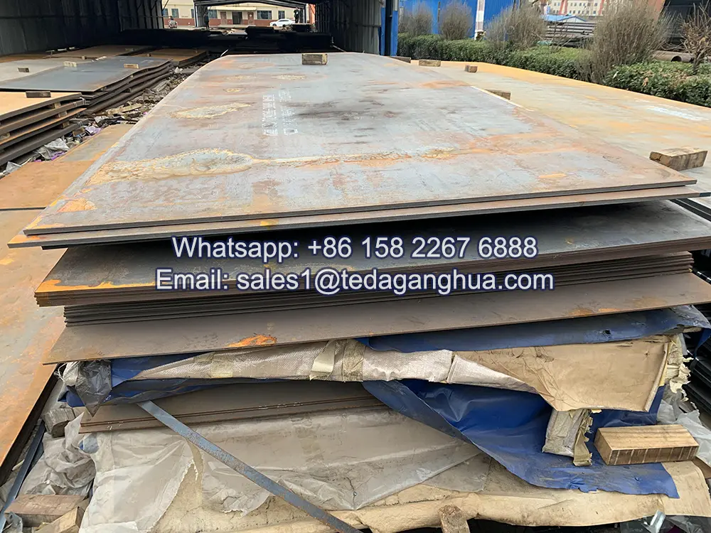 Placa de acero resistente a la abrasión
