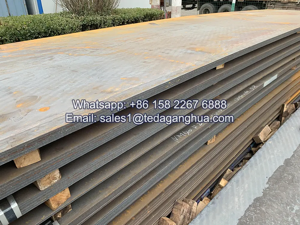 Placa de acero resistente a la abrasión
