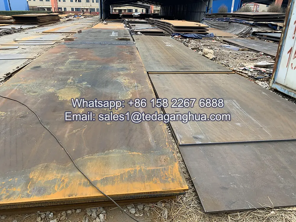 Placa de acero resistente a la abrasión