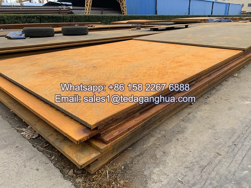 Placa de acero resistente a la abrasión