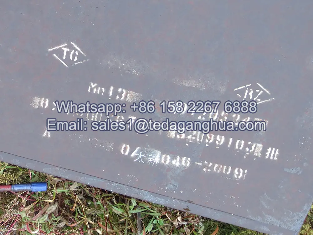 placa de manganeso
